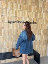 Load image into Gallery viewer, 【旧日微醺】高定系列 Vintage Suede Collar Denim Jacket 麂皮领水洗牛仔外套(JACKET Only)