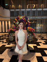 Load image into Gallery viewer, 【霜映金羽】 高定系列 Golden Feather Tweed Top 新中式小香立领上衣 (TOP Only)