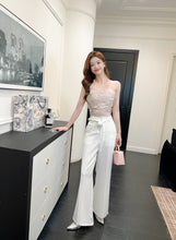 Load image into Gallery viewer, 【蔷薇蜜语】独家定制 Rosé Whispers PANTS 高腰西装长裤 (Pants Only)