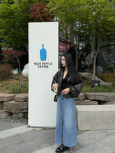 Load image into Gallery viewer, 【摩卡秋风】 高定系列 Mocha Breeze Faux-Leather Jacket 夹克(JACKET Only)