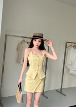 Load image into Gallery viewer, 【香槟曜影】独家定制 Champagne Sculpt Vest 西装收腰背心上衣(TOP Only)
