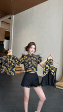 Load image into Gallery viewer, 【鎏金盛世】高定系列 Gilded Dynasty Family Series 黑金提花 · 男装 (TOP Only)