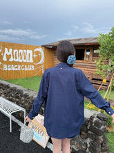 Load image into Gallery viewer, 【海岸晨光】独家定制Coastal Morning Premium Linen Top 高级亚麻休闲衬衫上衣两件套 (Top Only)