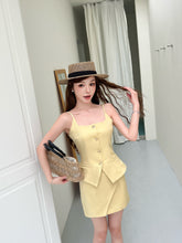 Load image into Gallery viewer, 【香槟曜影】独家定制 Champagne Sculpt Vest 西装收腰背心上衣(TOP Only)