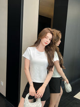 Load image into Gallery viewer, 【极简轻奢】独家定制 Classic Gold Button Tailored Shorts 金扣高腰西装短裤(SHORTS Only)