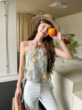Load image into Gallery viewer, 【雪映珍语】独家定制 Pearl Pocket White Denim Pants 高腰珍珠牛仔长裤(PANTS Only)