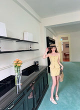 Load image into Gallery viewer, 【香槟曜影】独家定制 Champagne Sculpt Vest 西装收腰背心上衣(TOP Only)