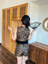 Load image into Gallery viewer, 【黑金鹤岁】Oriental Heirloom Family Series 高定系列 东方祥纹 · 黑金全家福 男装(TOP Only)