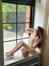 Load image into Gallery viewer, 【暖雾花屿】高定系列 Golden Bloom Halter Dress 晕染花瓣裤裙洋装(DRESS Only)