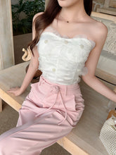 Load image into Gallery viewer, 【月光花影】高定系列 Moonlit Bloom TOP 轻纱上衣 (Top Only)