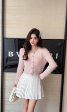 Load image into Gallery viewer, 【雪映星语】 高定系列 Winter Starlight Knit Cardigan 仿貂毛小香上衣 (TOP Only)