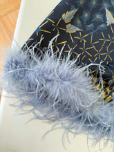 Load image into Gallery viewer, 【星河金羽】高定系列 鸵鸟毛新中式礼服
Galaxy Feather Couture 裙子(Dress Only)