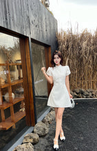 Load image into Gallery viewer, 【秋简流光】 独家定制 Autumn Radiance Button Dress 西装连衣裙 (DRESS Only)