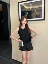 Load image into Gallery viewer, 【夜羽轻奢】 高定系列 Noir Feather Muse 羽饰轻奢上衣(TOP Only)