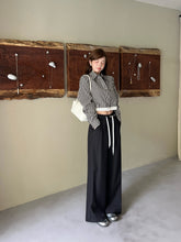 Load image into Gallery viewer, 【暗调序章】独家定制 Noir Prelude Wide Leg Pants 刺绣西装阔腿长裤(PANTS Only)