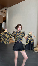 Load image into Gallery viewer, 【鎏金盛世】高定系列 Gilded Dynasty Family Series 黑金提花 · 男童 (TOP Only)
