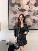 Load image into Gallery viewer, 【星夜闪影】 独家定制 Starry Night Sequin Mini Skirt 亮片短裙 (SKIRT Only)
