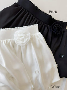【雪舞花漾】高定系列 Snow Petal Flare Skirt 裙子（SKIRT Only）