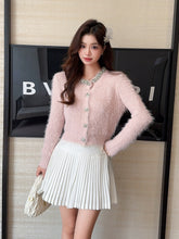 Load image into Gallery viewer, 【雪影轻舞】 独家定制 Snowlit Pleated A-line Skirt 西装料百褶短裙 (SKIRT Only)
