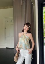 Load image into Gallery viewer, 【雪映珍语】独家定制 Pearl Pocket White Denim Pants 高腰珍珠牛仔长裤（PANTS Only）
