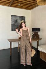 Load image into Gallery viewer, 【暮野微风】独家定制 Mocha Breeze Linen Pants 亚麻阔腿长裤（PANTS Only）
