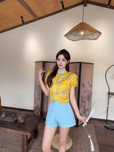 Load image into Gallery viewer, 【蝶舞金竹】高定系列 全家福套装 Golden Equinox Family Set 女童套装(SET Only)
