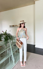 Load image into Gallery viewer, 【雪映珍语】独家定制 Pearl Pocket White Denim Pants 高腰珍珠牛仔长裤（PANTS Only）
