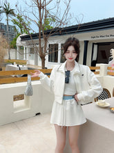 Load image into Gallery viewer, 【璨影流光】 高定系列 Sparkle Radiance Drawstring Mini Skirt 半裙（SKIRT Only）
