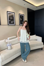 Load image into Gallery viewer, 【星屿蓝调】独家定制 Stardust Coast Wide Leg Jeans 星链织带牛仔拖地裤（PANTS Only）
