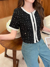 Load image into Gallery viewer, 【星屿蓝调】独家定制 Stardust Coast Wide Leg Jeans 星链织带牛仔拖地裤（PANTS Only）
