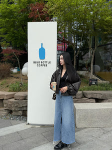 【摩卡秋风】 高定系列 Mocha Breeze Faux-Leather Jacket 夹克（JACKET Only）