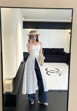 Load image into Gallery viewer, 【墨蓝轻奢】 高定系列 Indigo Pearl Tweed Denim 珍珠编织牛仔阔腿长裤（PANTS Only）
