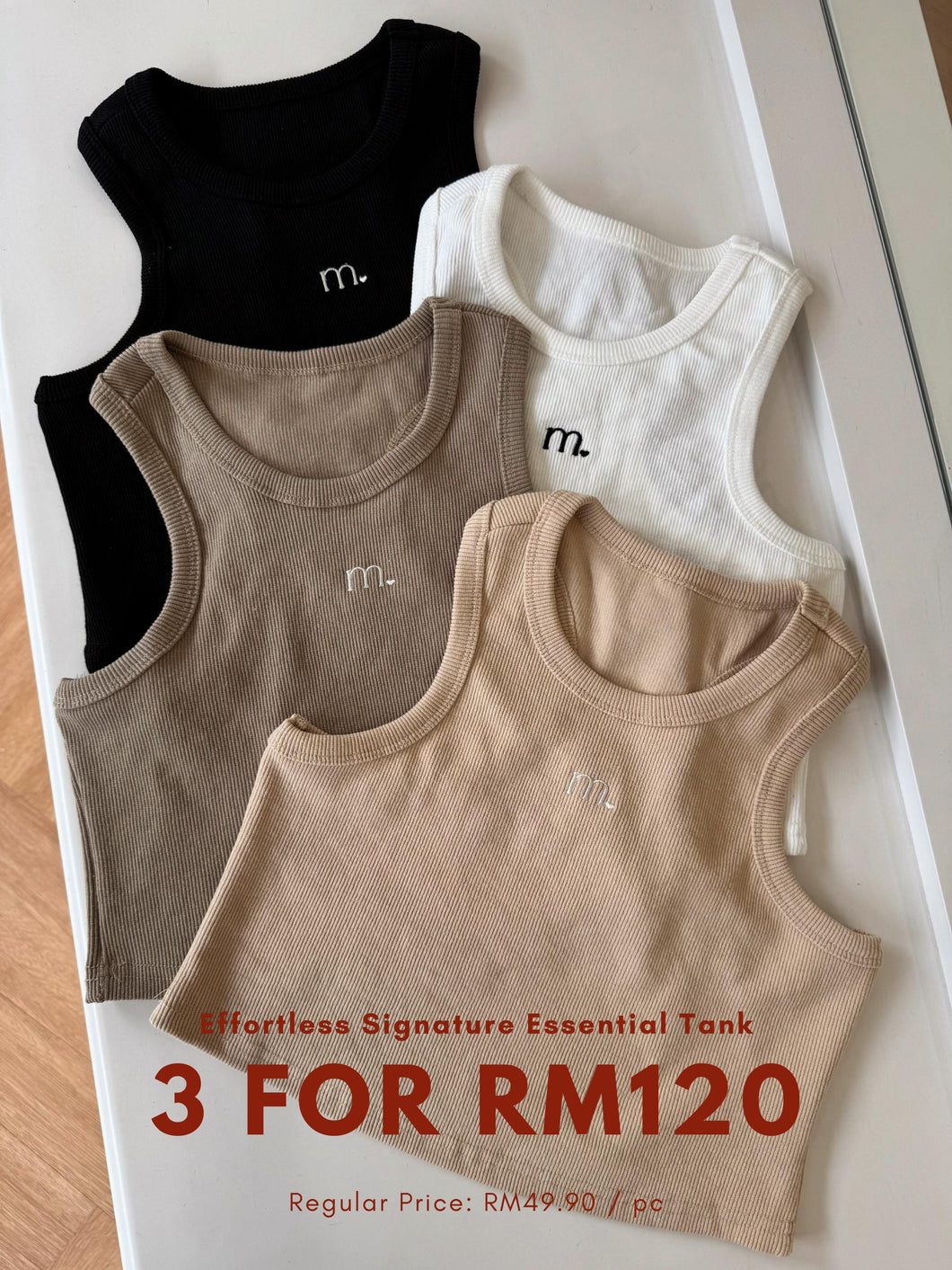 【轻雅臻选】 独家定制 Effortless Signature Essential Tank 背心（TANK Only）
