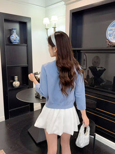 【蔷蓝玫语】独家定制 Rose Button Knit Set 上衣 (TOP only)