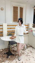 Load image into Gallery viewer, 【璨影流光】 高定系列 Sparkle Radiance Drawstring Mini Skirt 半裙（SKIRT Only）
