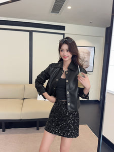 【星夜闪影】 独家定制 Starry Night Sequin Mini Skirt 亮片短裙 (SKIRT Only)