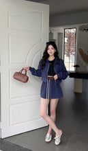 Load image into Gallery viewer, 【璨影流光】 高定系列 Sparkle Radiance Drawstring Mini Skirt 半裙（SKIRT Only）
