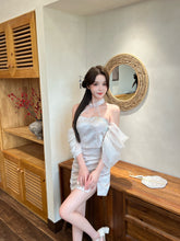 Load image into Gallery viewer, 【霜绫月曦】 高定系列 Frosted Silklight Two-Piece Set 冰绫轻奢新中式套装 (SET Only)
