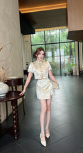 Load image into Gallery viewer, 【云锦山色】高定系列 情侣装 Golden Landscape Couple Series 东方山水锦纹 · 女装套装 (SET Only)
