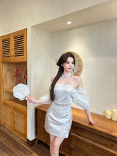 Load image into Gallery viewer, 【霜绫月曦】 高定系列 Frosted Silklight Two-Piece Set 冰绫轻奢新中式套装 (SET Only)
