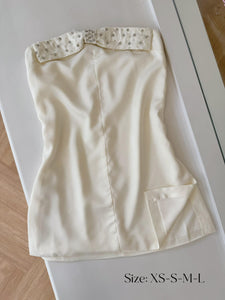 【绮结柔光】高定系列 Pearl Bow Satin Set 上衣（TOP Only）