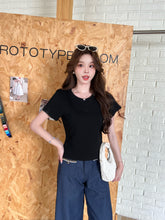 Load image into Gallery viewer, 【甜感日常】 独家定制 Sugar Soft Logo Cotton Tee 3D刺绣纯棉短版T恤（TOP Only）
