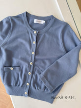 Load image into Gallery viewer, 【蔷蓝玫语】独家定制 Rose Button Knit Set 上衣 (TOP only)
