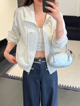 Load image into Gallery viewer, 【墨蓝轻奢】 高定系列 Indigo Pearl Tweed Denim 珍珠编织牛仔阔腿长裤（PANTS Only）
