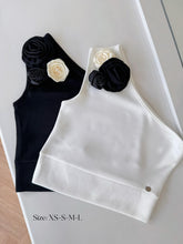 Load image into Gallery viewer, 【双花斜影】独家定制 Twin Bloom Asymmetry Top 上衣（TOP Only）
