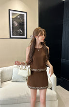 Load image into Gallery viewer, 【暖棕漫影】 高定系列 Cocoa Boheme Embroidery Skirt 波西刺绣半身短裙（SKIRT Only）
