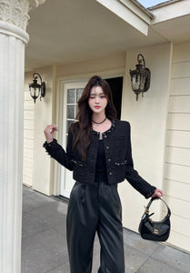 【夜影流光】 高定系列 Autumn Murmurs Tweed Jacket 小香外套 (JACKET Only)