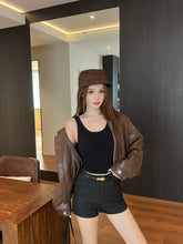 Load image into Gallery viewer, 【摩卡漫旅】高定系列 Mocha Voyage PU Leather Jacket 摩卡PU皮外套（OUTER Only）
