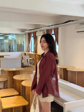 Load image into Gallery viewer, 两件套衬衫及吊带背心 Two-Pieces Blouse with Camisole
