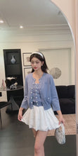 Load and play video in Gallery viewer, 【蔷蓝玫语】独家定制 Rose Button Knit Set 上衣 (TOP only)
